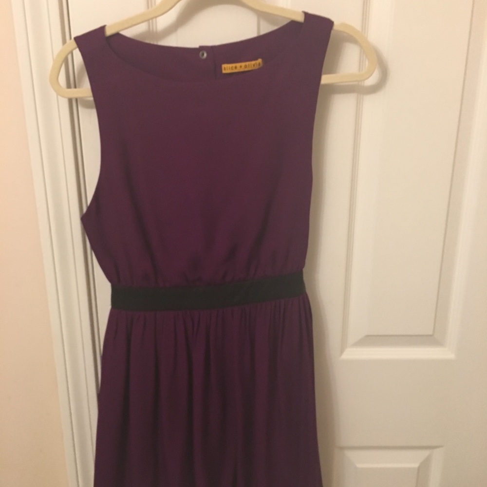 Short dress with open back